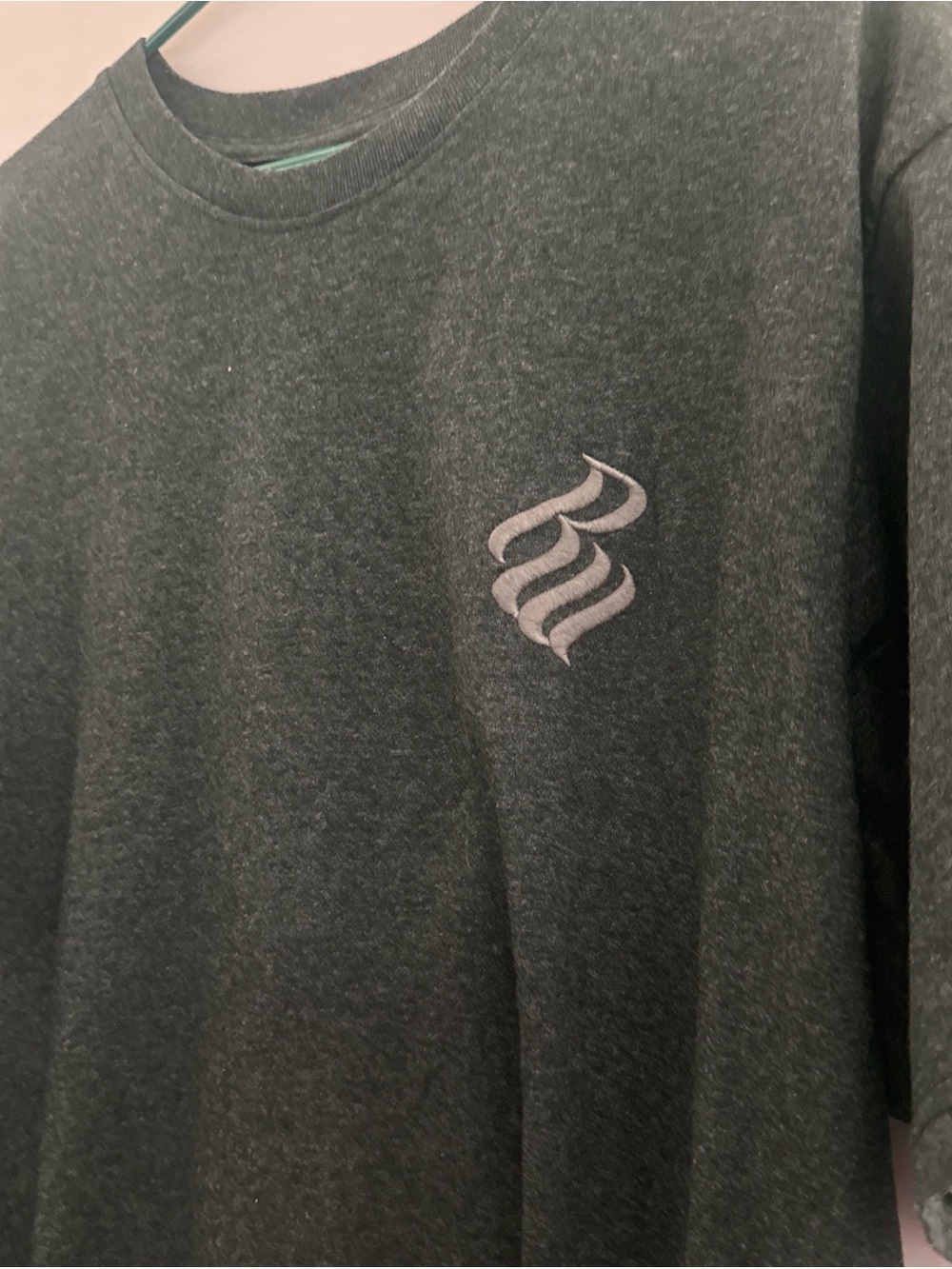 Rocawear Black Graphic Logo Tee with White Print